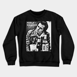 merle haggard art Crewneck Sweatshirt